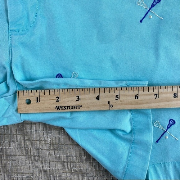 Vineyard‎ Vines Men’s Embroidered Breaker Short Lacrosse Poolside Blue Sz 35 - Picture 10 of 11